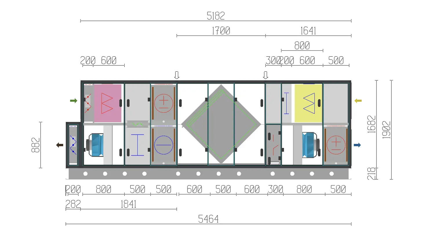 Shema klima komore - CHIRON d.o.o.